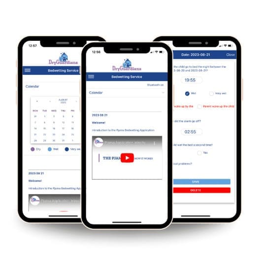 DryGuardians app_ Bedwetting alarm Pjama